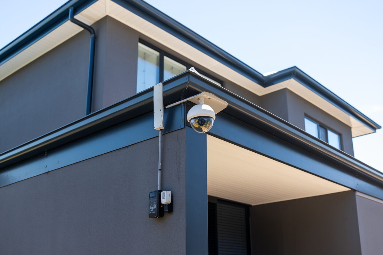 CCTV security camera installation